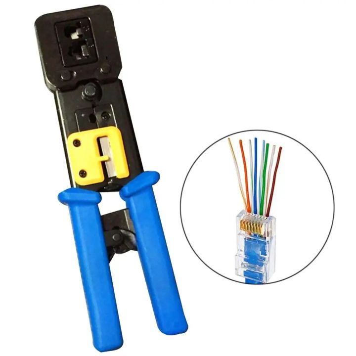 Network Cable Crimping Tool RJ45 & RJ11 RJ12 Multiple Use plier cable crimping tool