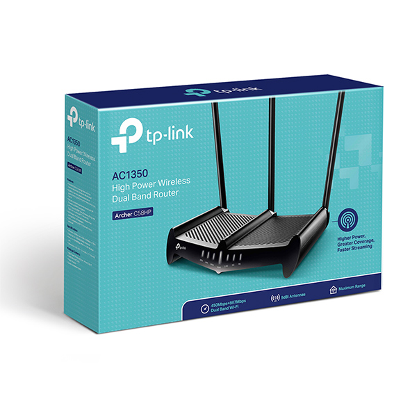 TP-Link Archer C58HP High Power AC1350 Dual-Band Wi-Fi Router
