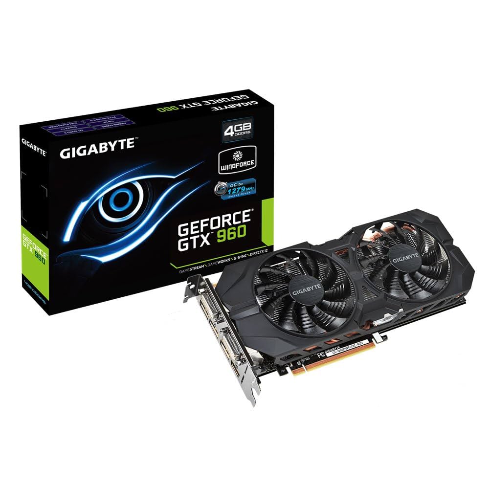 Nvidia GTX960 4GB GDDR5 192bit PCIE Graphic Card, Dual Fans